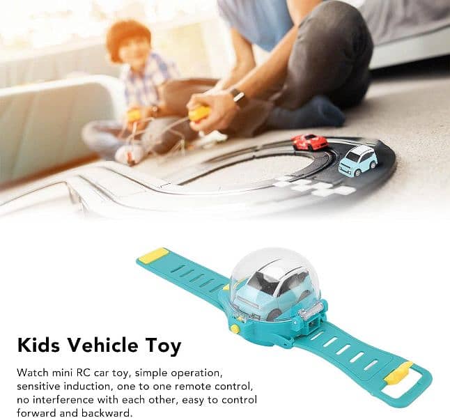 Mini Watch Remote Control Car Rechargeable Car - USB Charging 7