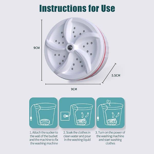 Mini Washing Machine Portable 10