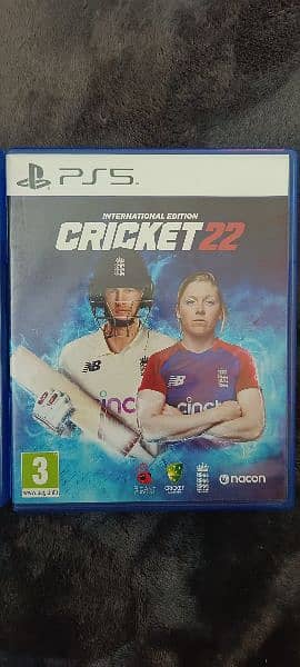Cricket 22 ps5 and Cricket 19 Ps4 for sale 6