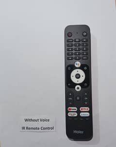 Haier Smart tv remote controls
