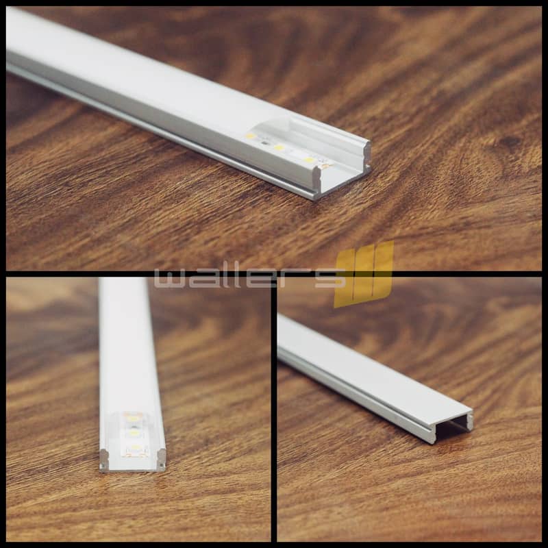 LED Light Linear Profile in Aluminium for Kitchen Cabinets & Wardrobes 3