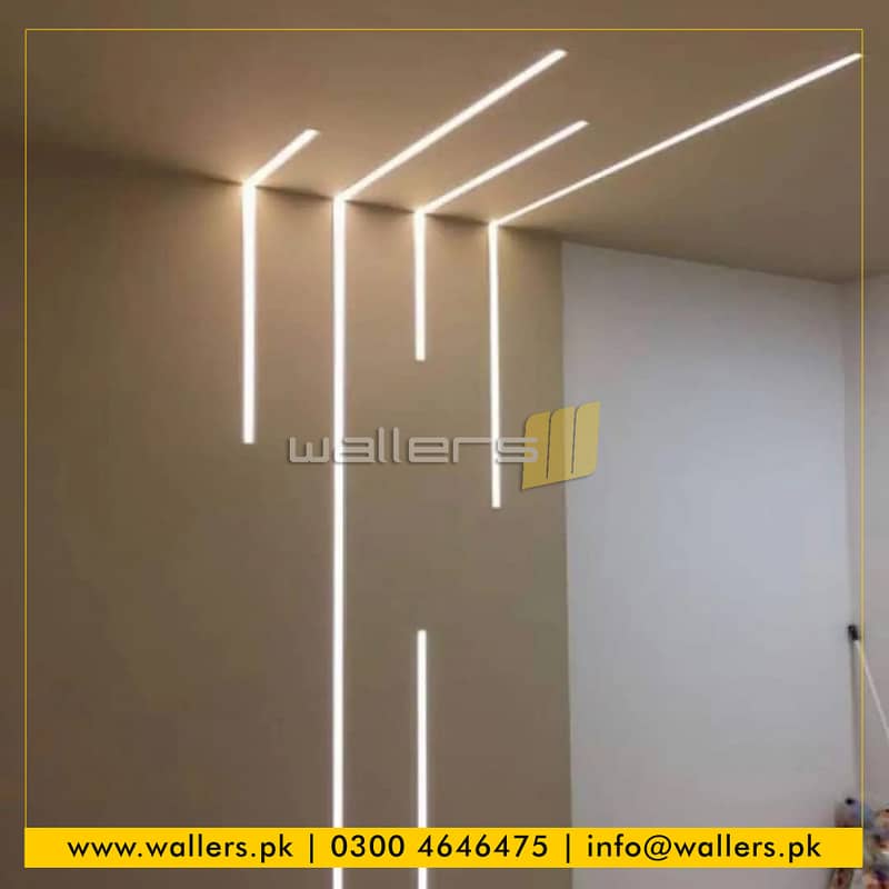 LED Light Linear Profile in Aluminium for Kitchen Cabinets & Wardrobes 14