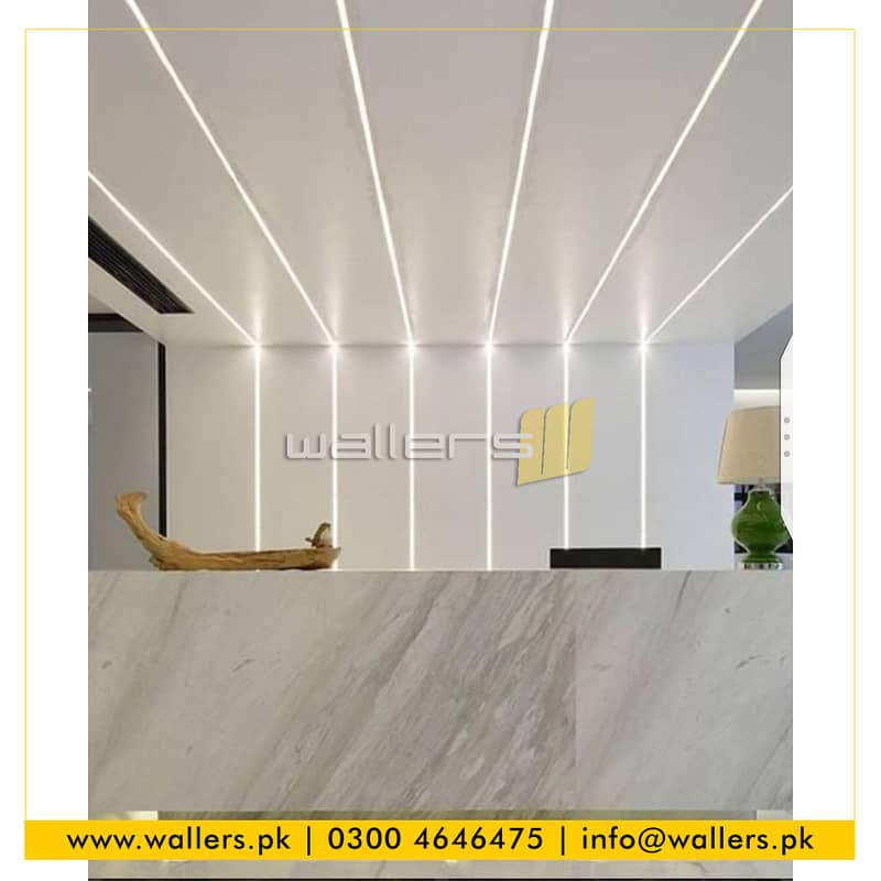 LED Light Linear Profile in Aluminium for Kitchen Cabinets & Wardrobes 19