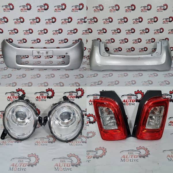 Honda N ONE Geniune Front/Back Lights Head/Tail Lamps Bumpers Part 0