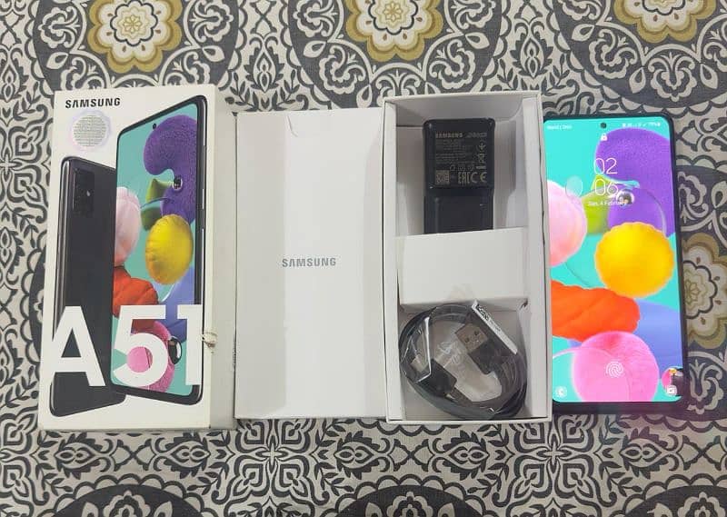 Samsung galaxy A51 10/10 6gb 128gb Dual Sim PTA Approved 0