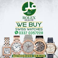 We BUY Rolex Omega Cartier Bvlgari Chopard PP Hublot IWC VC