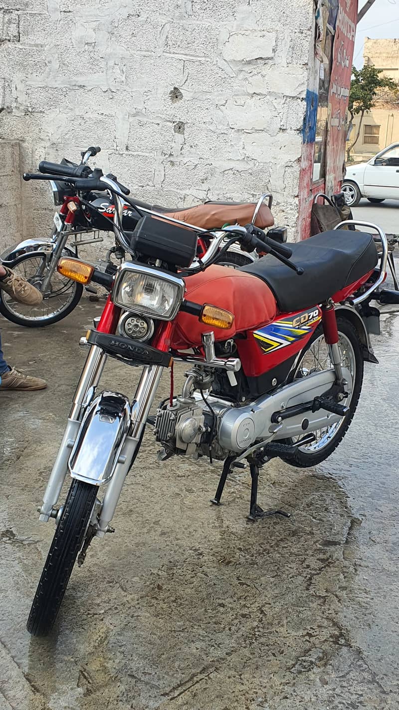Honda cd 70 2020 isb number first owner 6