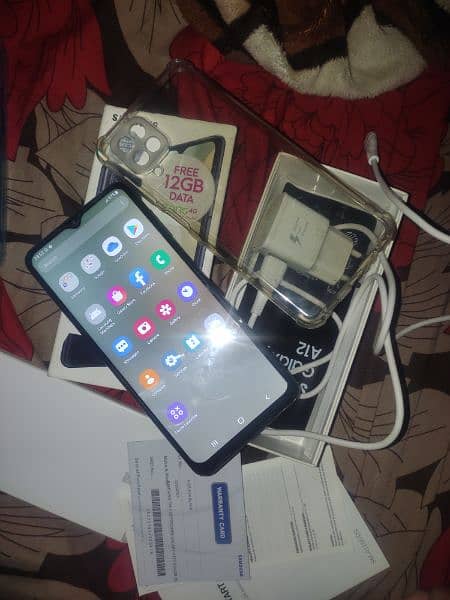 Samsung Galaxy A12 4/64 with box and charger All okay Exchange possibl 9