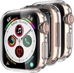 Delidigi Compatible with Apple Watch Case 44mm, 3 Pack protector a97 0