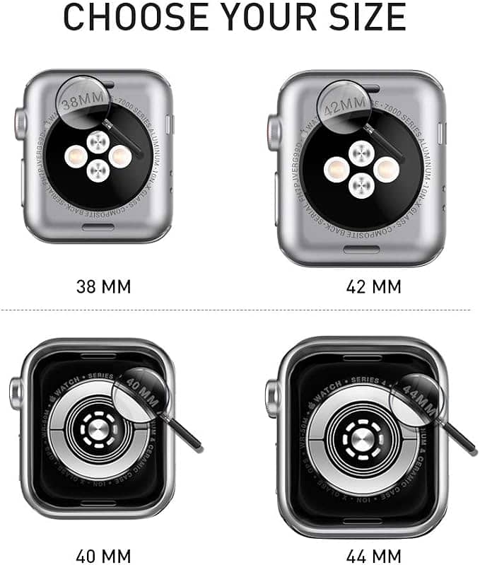 Delidigi Compatible with Apple Watch Case 44mm, 3 Pack protector a97 3