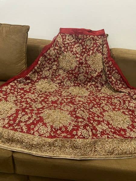 Bridal Baraat Lehnga Dress with Potli 1