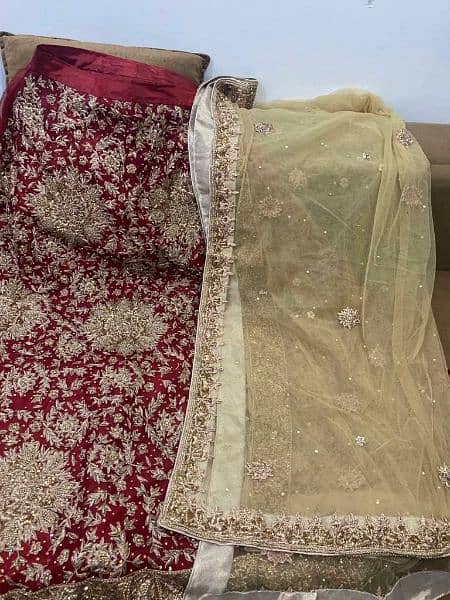 Bridal Baraat Lehnga Dress with Potli 2