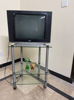 LG TV AND TROLLY FOR SALE