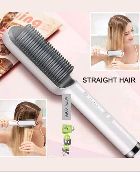 Hair straightener brush delivery free 2