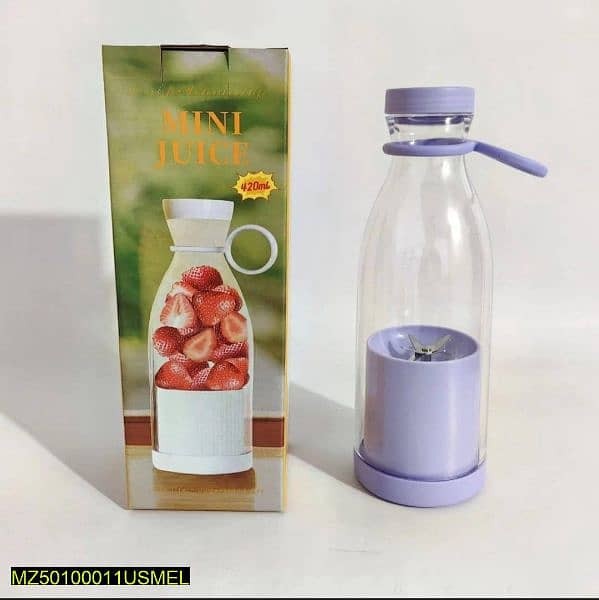 portable USB mini electric juicer mixer 0