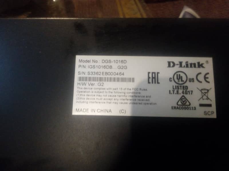 D-link 16-port Network Switch 1