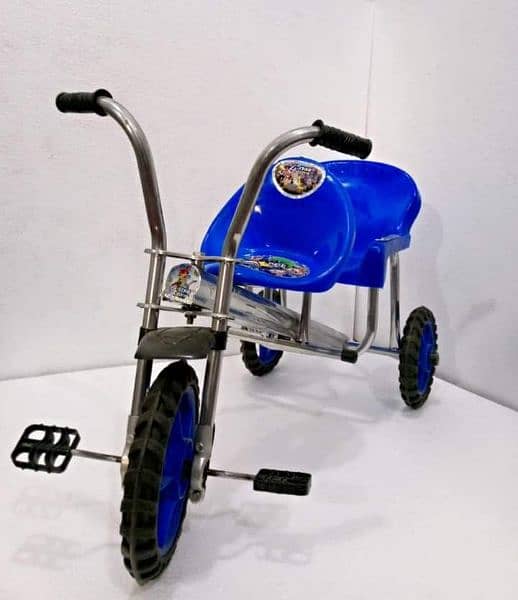 4 STAR ToYs 
Double Seat Tricycle Pure Plastic 1
