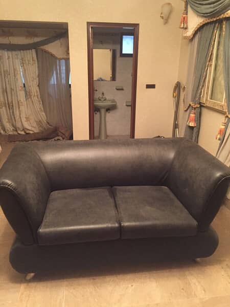 sofa 2 seater artificial leather good make 0