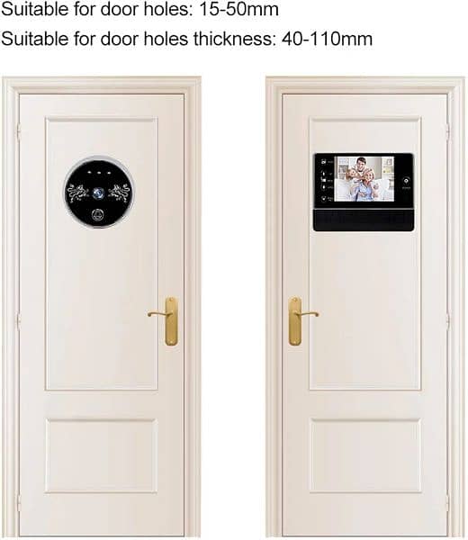 Doorbell Door Peephole Camera Video Doorbell 3.5Inch HD Door viewer 5