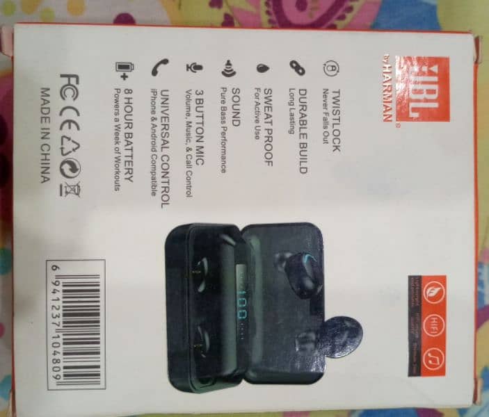 JBL new ear phone with power bank 2
