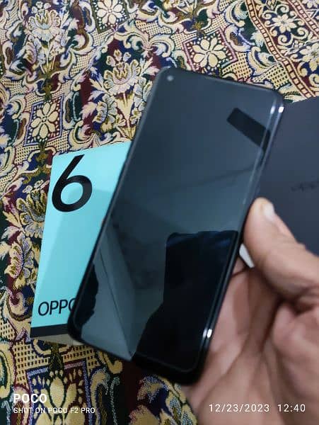 Oppo Reno 6  dual sim official PTA approved full box 8/128 GB 3