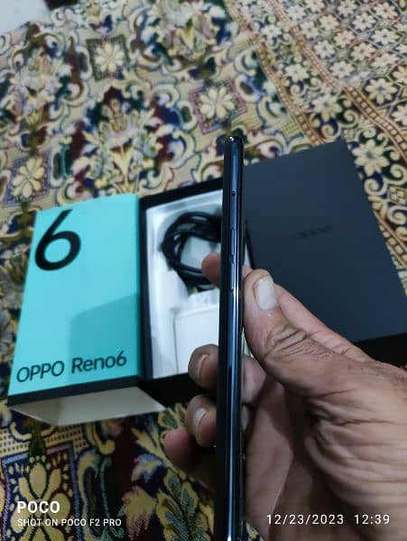 Oppo Reno 6  dual sim official PTA approved full box 8/128 GB 5