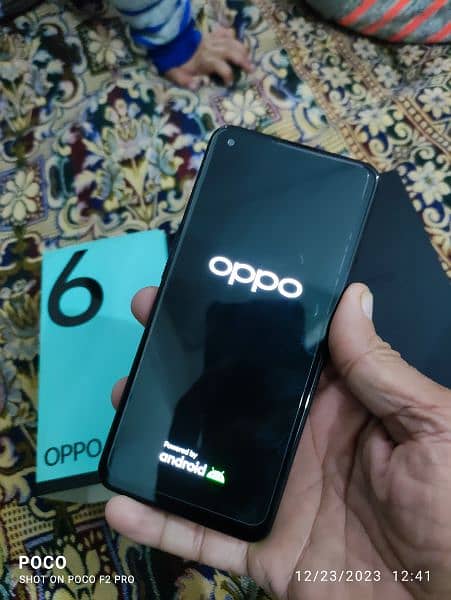 Oppo Reno 6  dual sim official PTA approved full box 8/128 GB 9