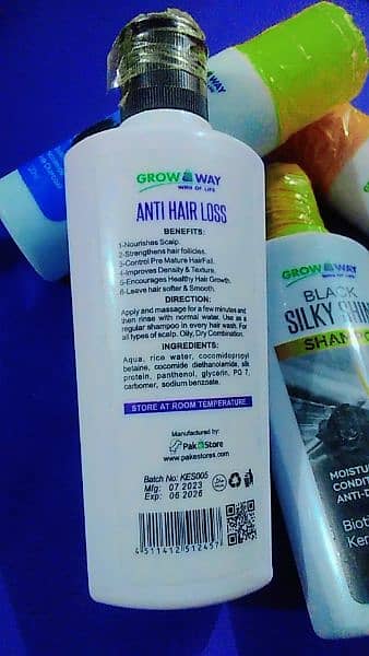 Grow Way Shampoo & face wash branded 2