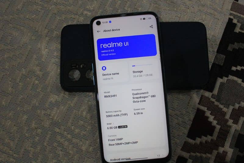 Realme 9i | 6GB+6GB/128GB | With all original Accessories 5