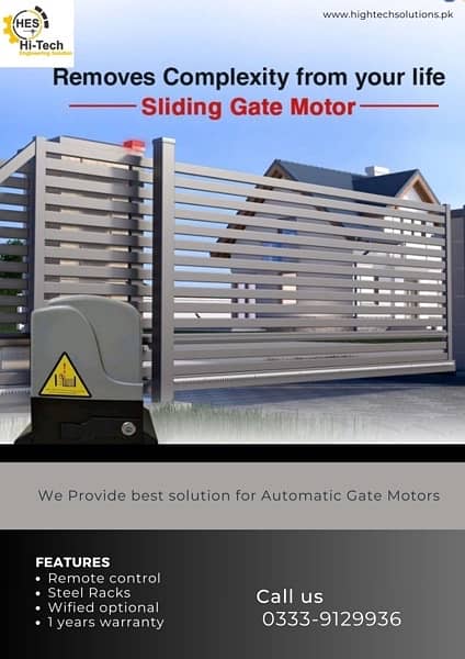 Electric security system / Security Electric Fence and Gate Motors 11