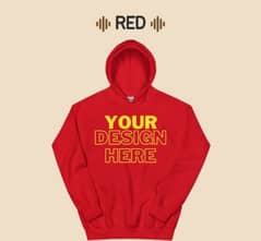 Customized print on demand hoodies in 6 colors