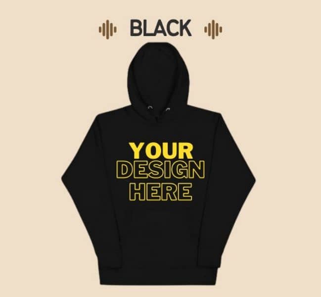 Customized print on demand hoodies in 6 colors 1