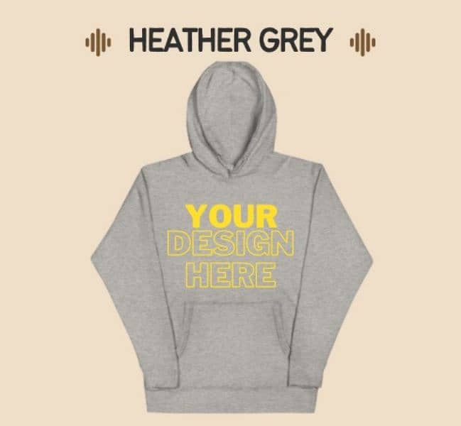Customized print on demand hoodies in 6 colors 2