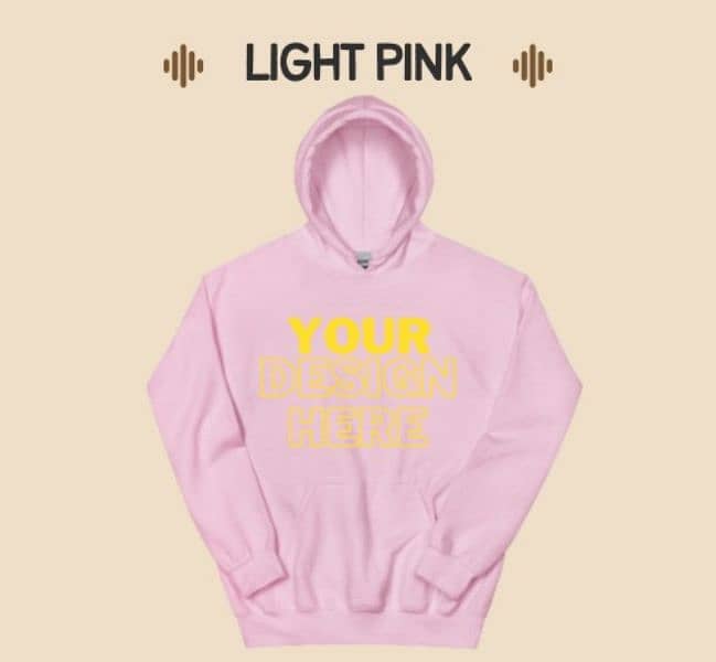 Customized print on demand hoodies in 6 colors 5