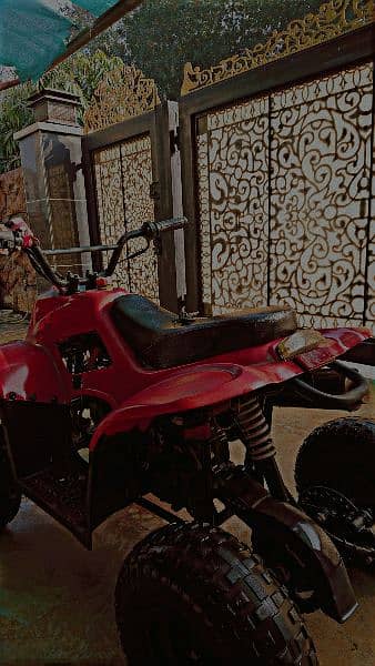 quad-bike (red colour) used 0
