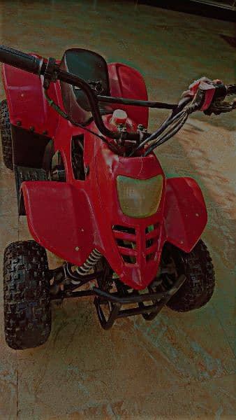 quad-bike (red colour) used 3