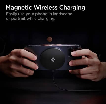 Spigen Magnetic Wireless Charger for iPhone 13 Pro Max 5