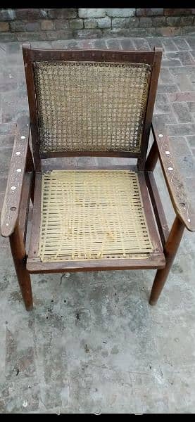 Urgent sale wood chair. . . 2