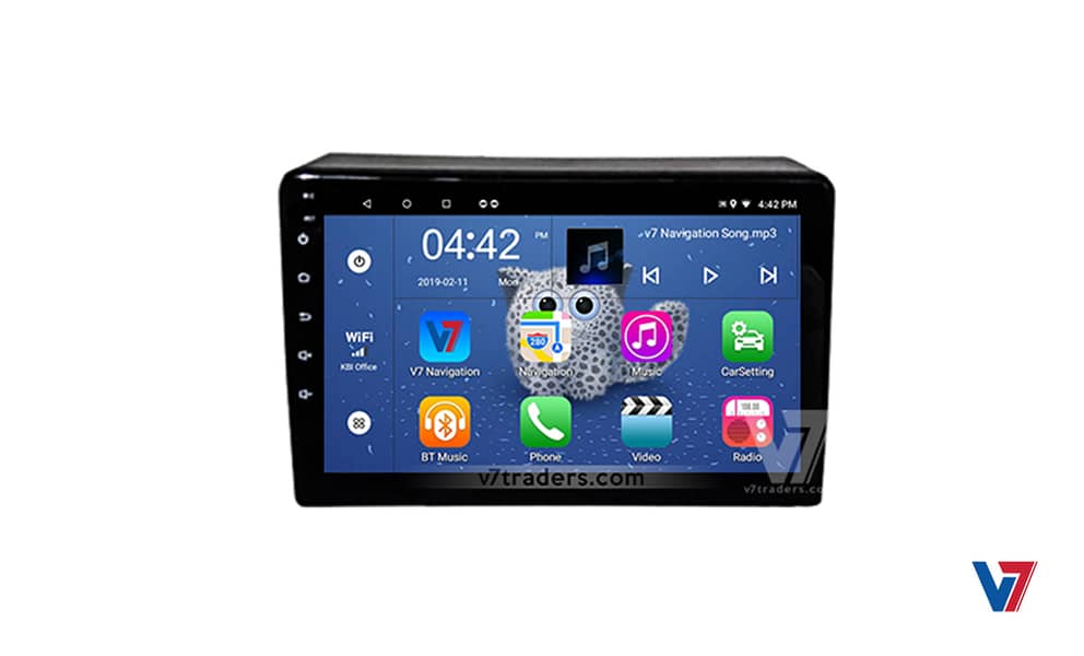 V7 Toyota Passo 2014-15 LCD Car Screen Android Panel GPS navigation 8