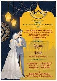 VIDEO WEDDING INVITITAIONS