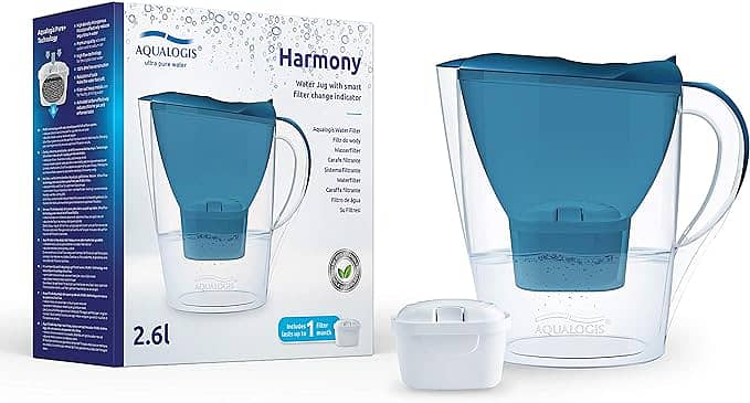 Aqualogis Harmony 2.6L Fridge Water Filter Jug c50 1