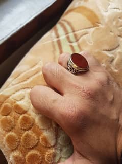 Silver Ring with yameni Aqeea Turkish Design