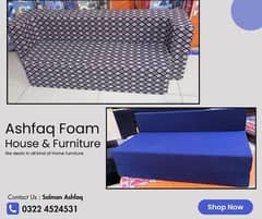 Sofa Cum Bed Foam Medicated  | Double seaty Foam | Single sofa bed | 0