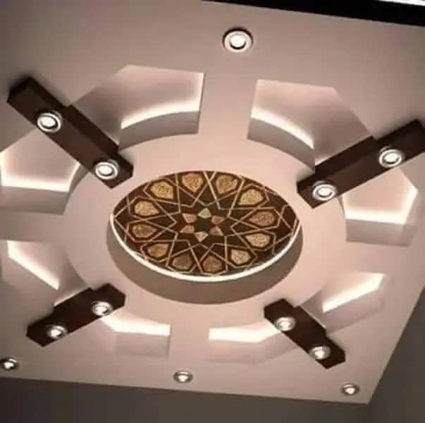 false ceiling/pop ceiling/Gypsum Panel Ceiling/pvc ceiling/renovation 9