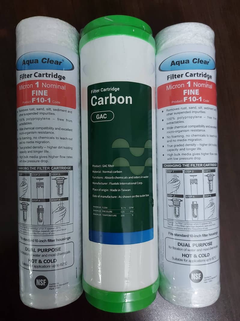 Aqua Water Filter Cartridges & Coconut Carbon Cartridges China Taiwan 1