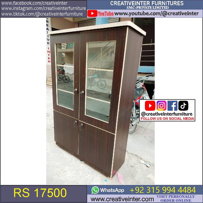 Cupboard Almari Wardrobe set single Dressing Iron Stand mirror 1