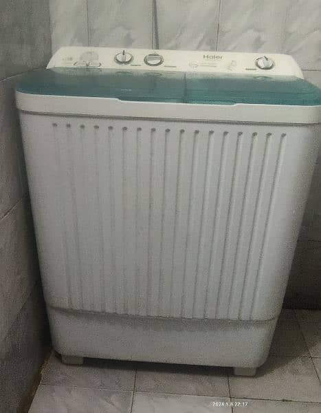 Haire 10 kg washing machine with dryer good condition 4