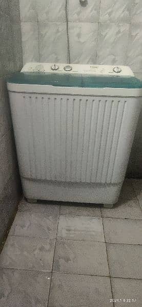 Haire 10 kg washing machine with dryer good condition 5