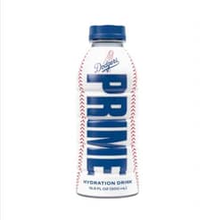 Dodgers Prime Hydration Drink Avaliable