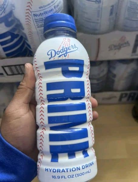 Dodgers Prime Hydration Drink Avaliable 1